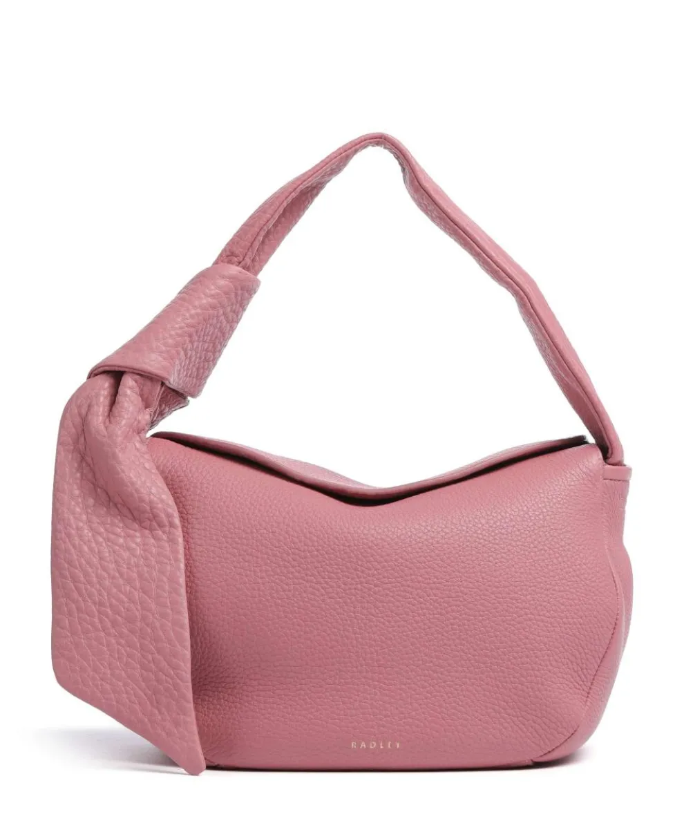 The Grove Schultertasche genarbtes Rindsleder pink