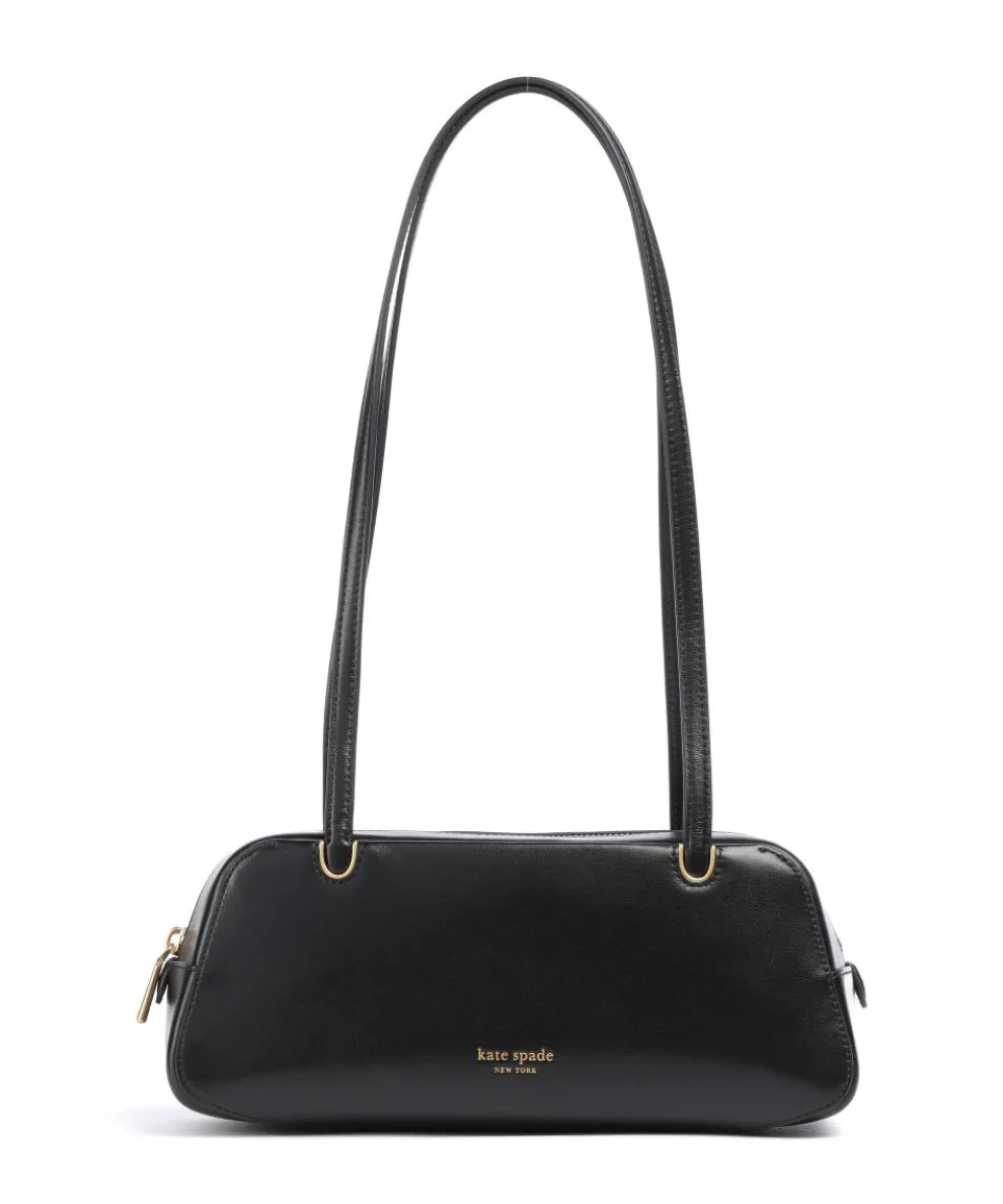 Grace Schultertasche fein genarbtes Rindsleder schwarz