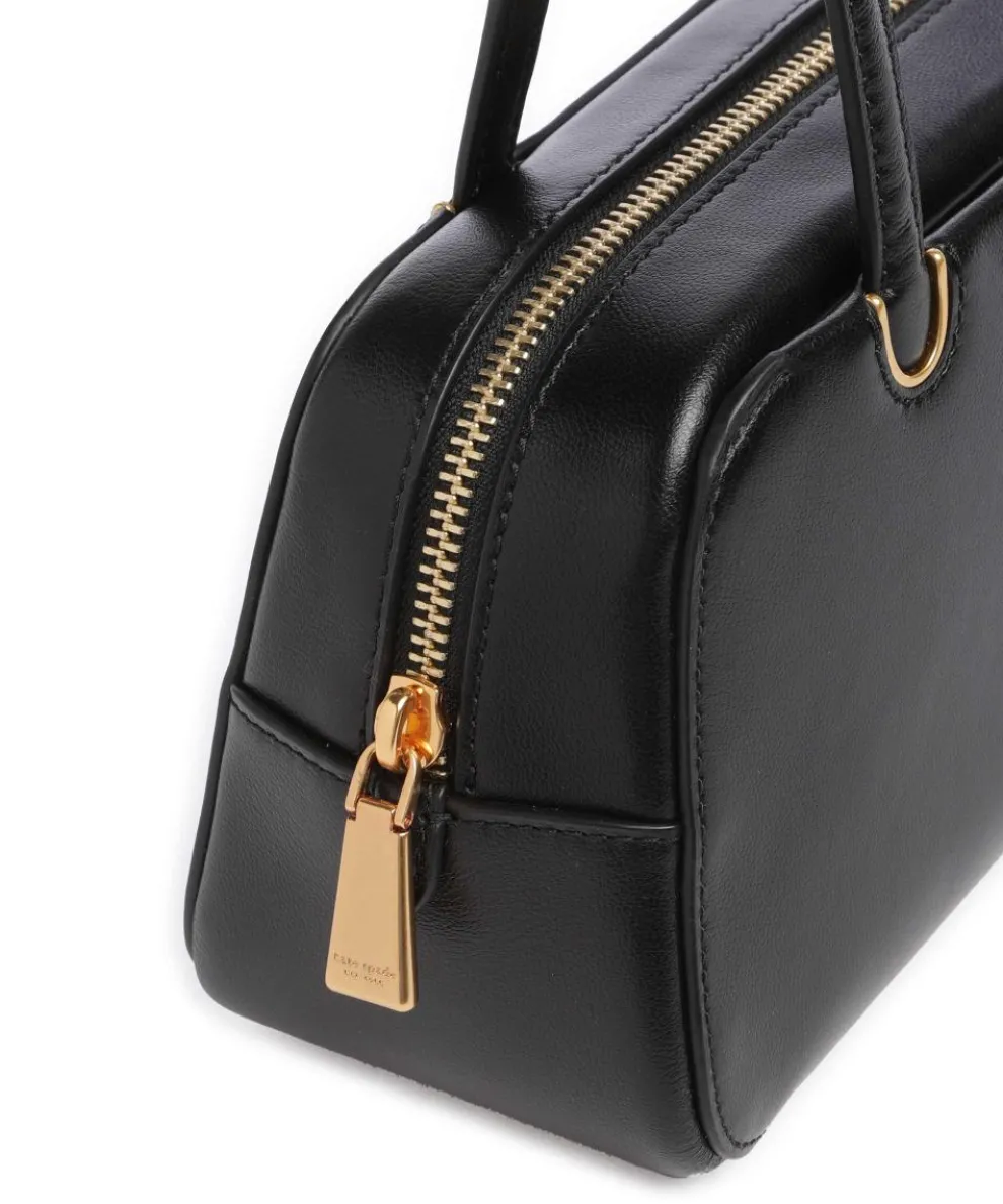 Grace Schultertasche fein genarbtes Rindsleder schwarz