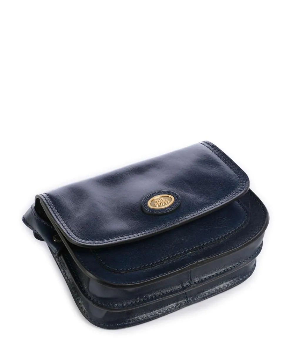 Stodo Umhängetasche fein genarbtes Rindsleder dunkelblau