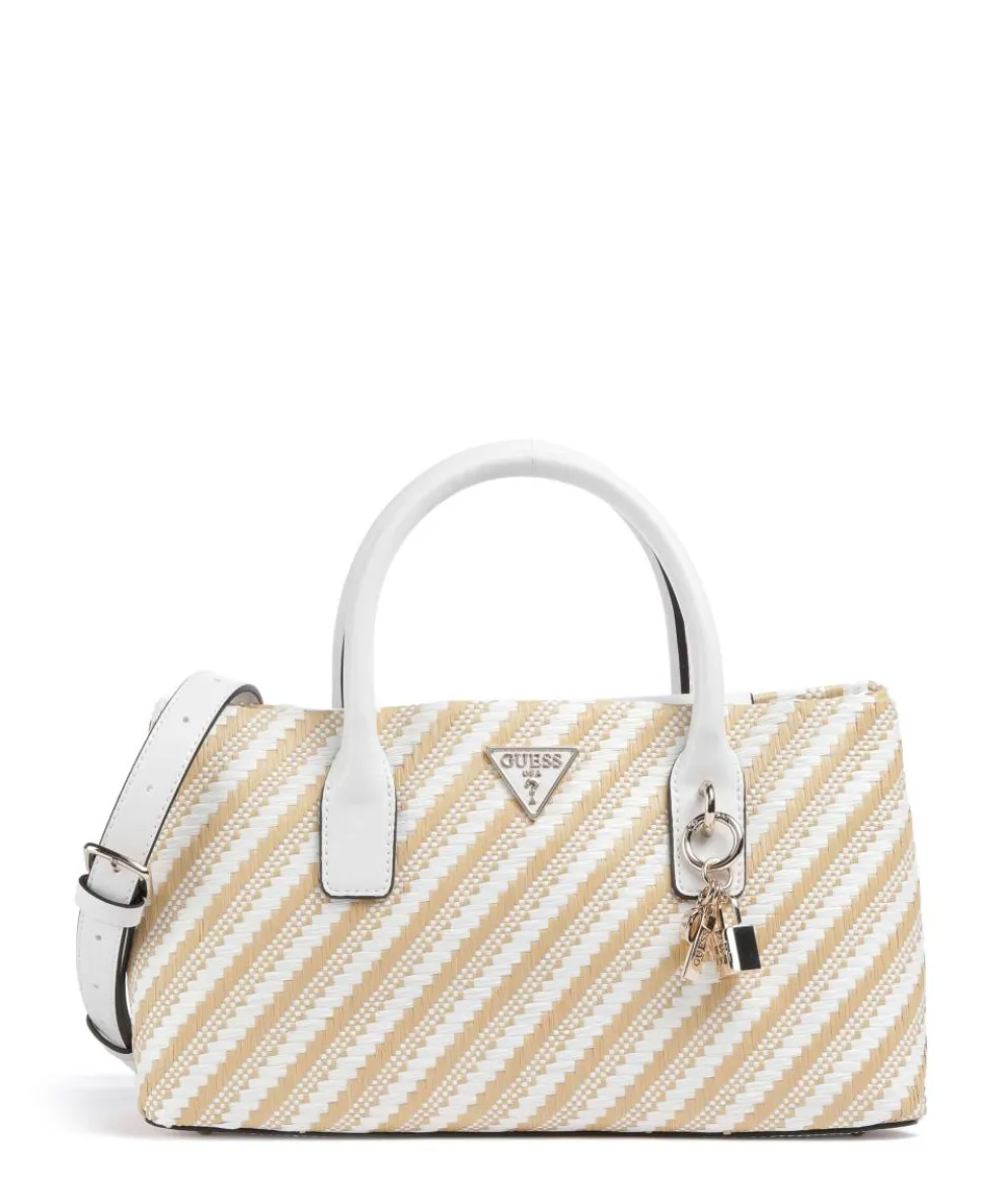 Simona Handtasche Polypropylen natur/weiß