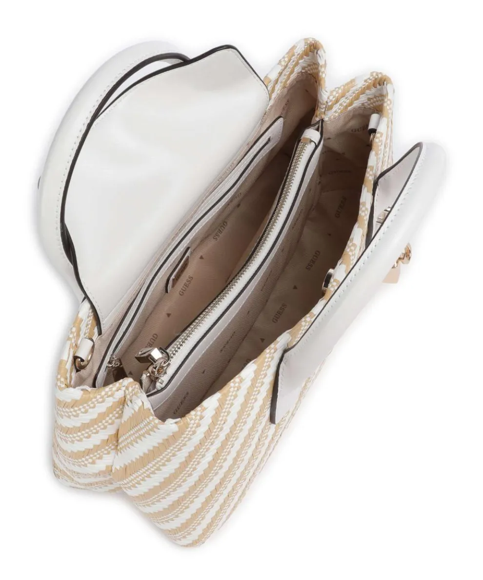 Simona Handtasche Polypropylen natur/weiß