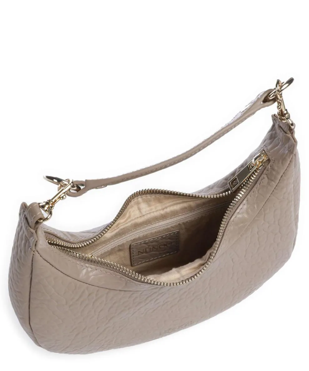 New Zealand Annabel Schultertasche genarbtes Leder taupe