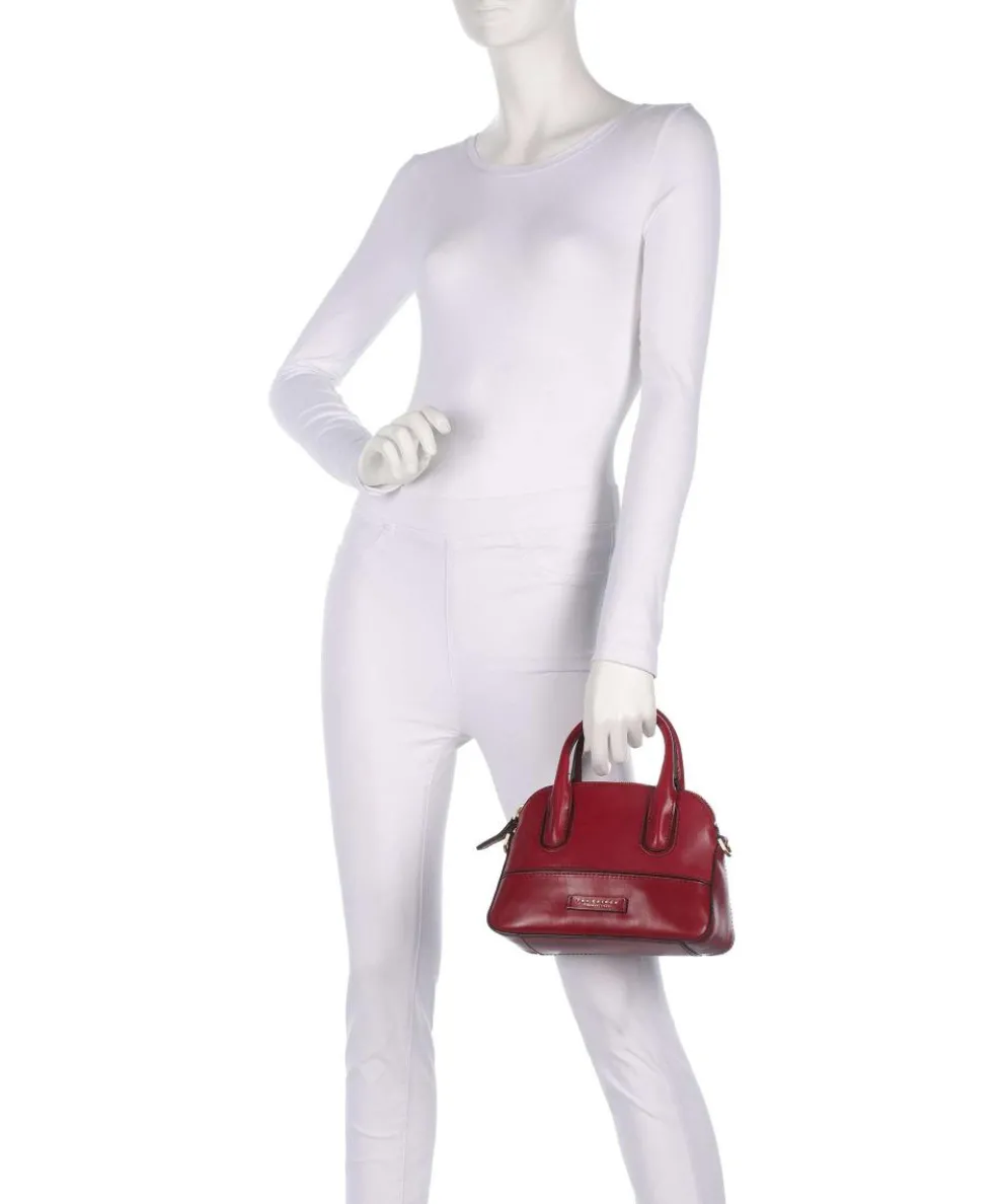 Iolanda Handtasche fein genarbtes Rindsleder dunkelrot