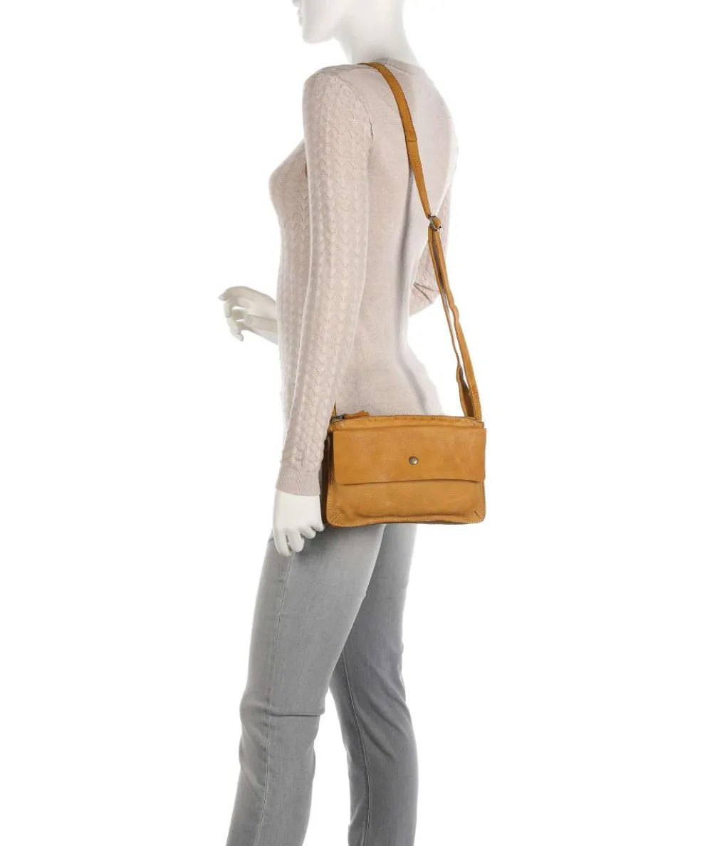 Submarine Umhängetasche Rindsleder ocker