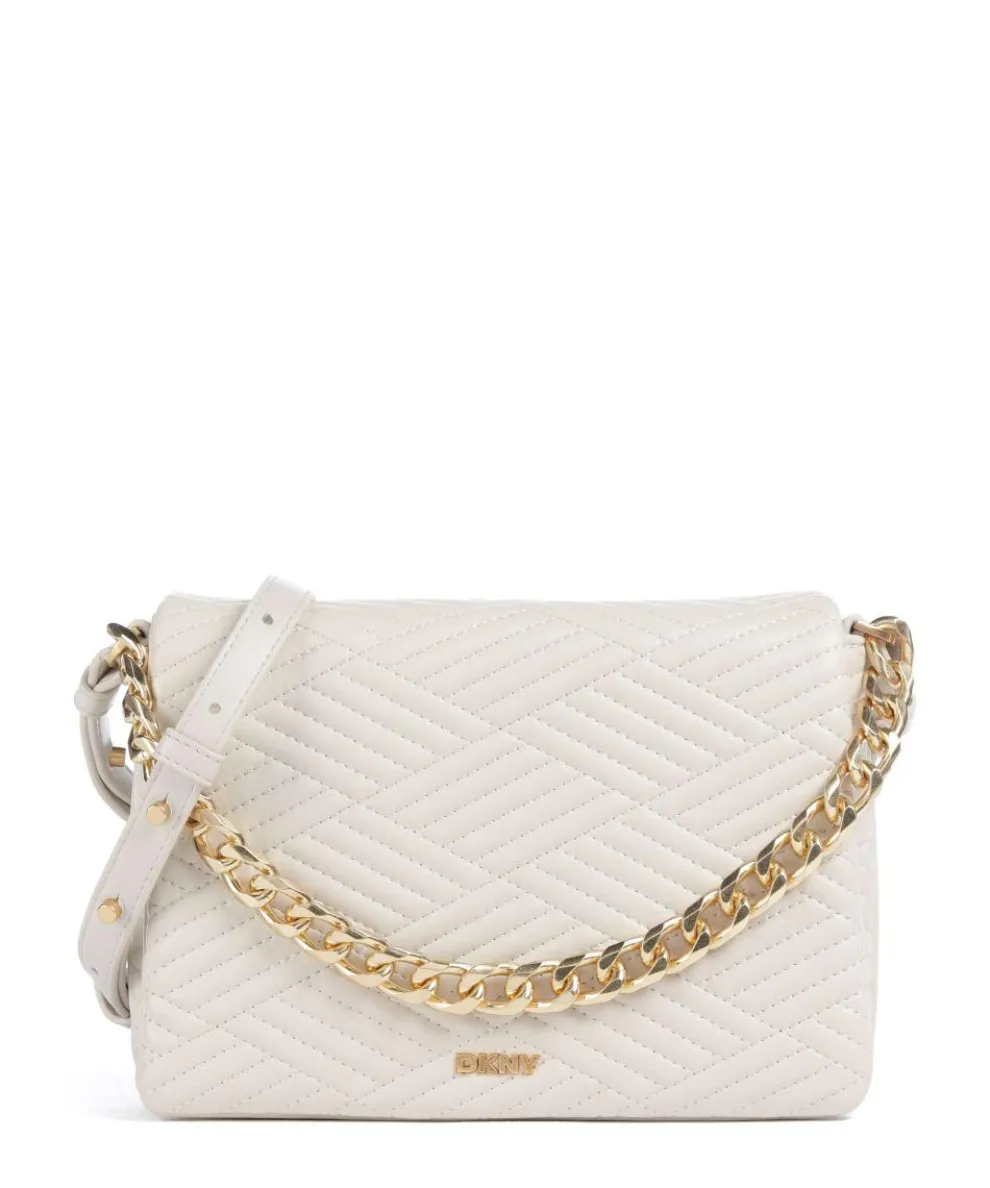 Desiree Umhängetasche fein genarbtes Rindsleder elfenbein