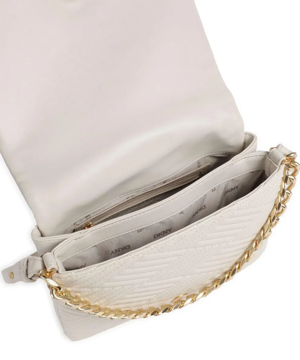 Desiree Umhängetasche fein genarbtes Rindsleder elfenbein