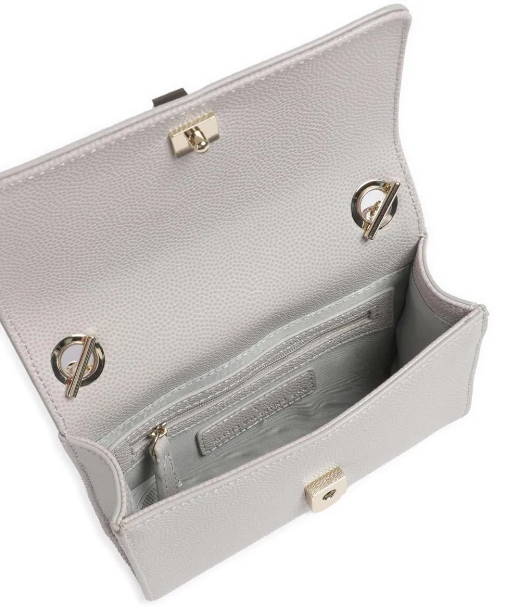 Divina Umhängetasche Lederimitat hellgrau