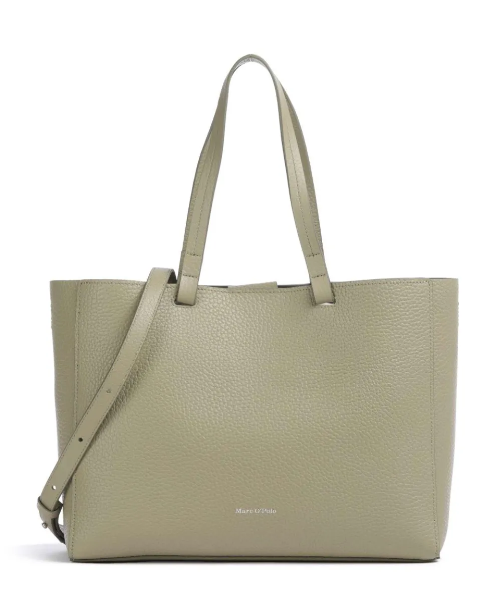 Busin Shopper 14″ genarbtes Rindsleder graugrün