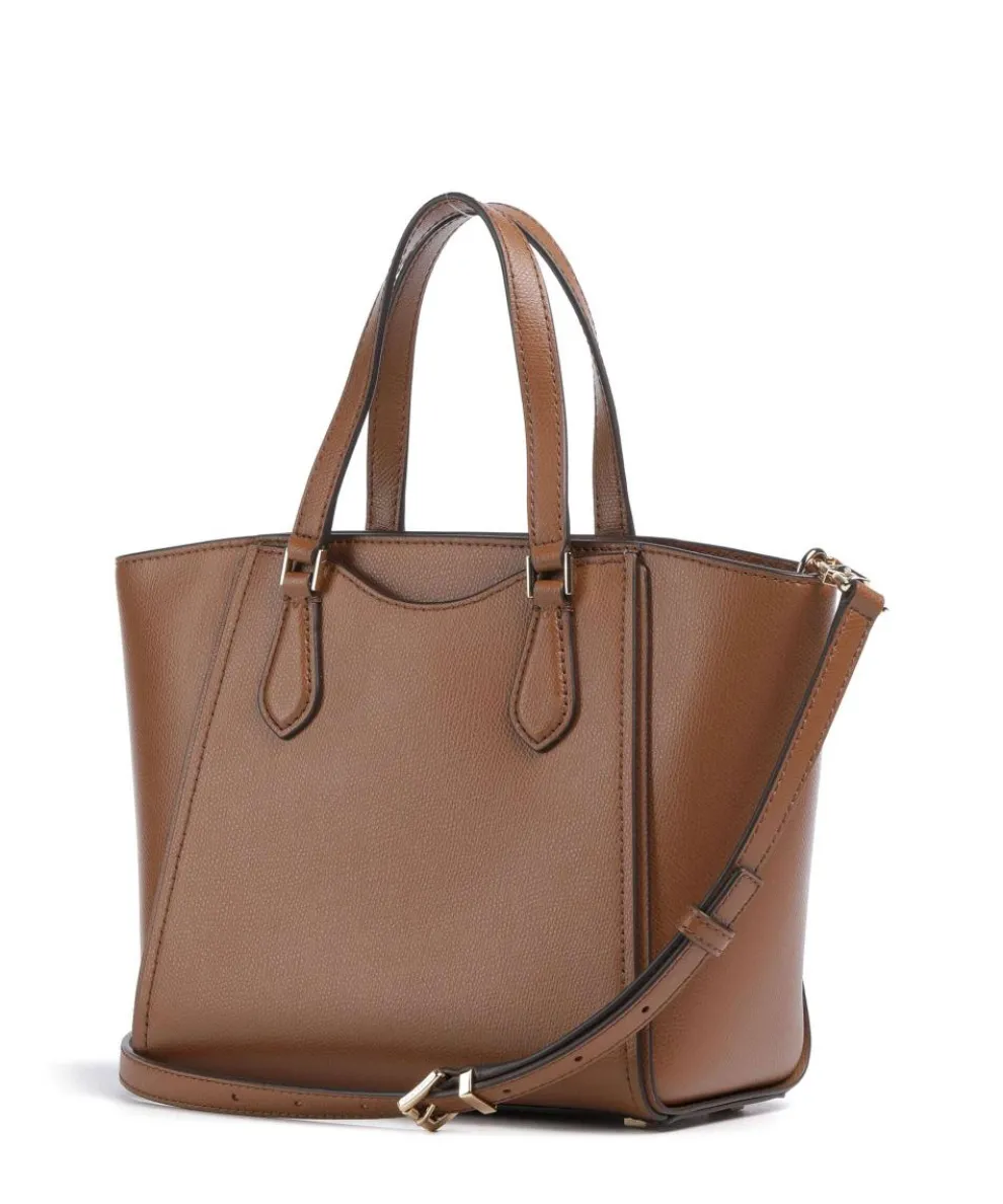 Taryn Handtasche genarbtes Rindsleder braun