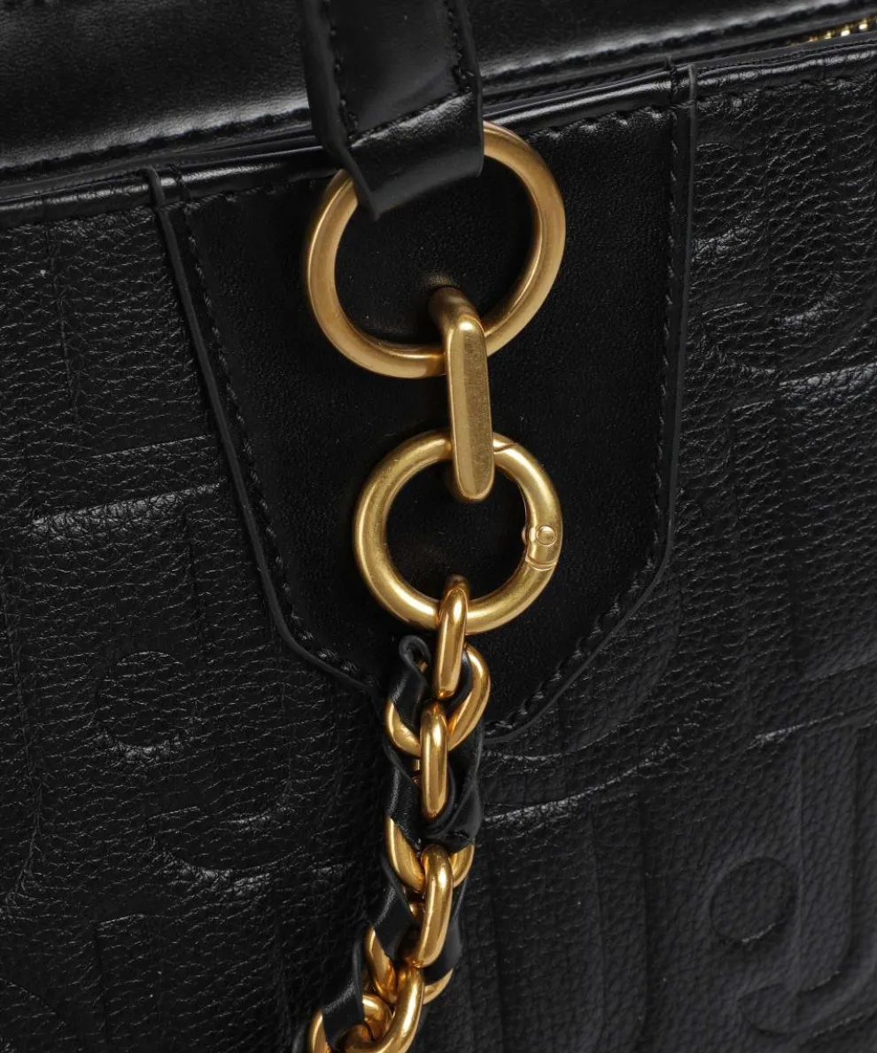 Adonide Shopper Lederimitat schwarz