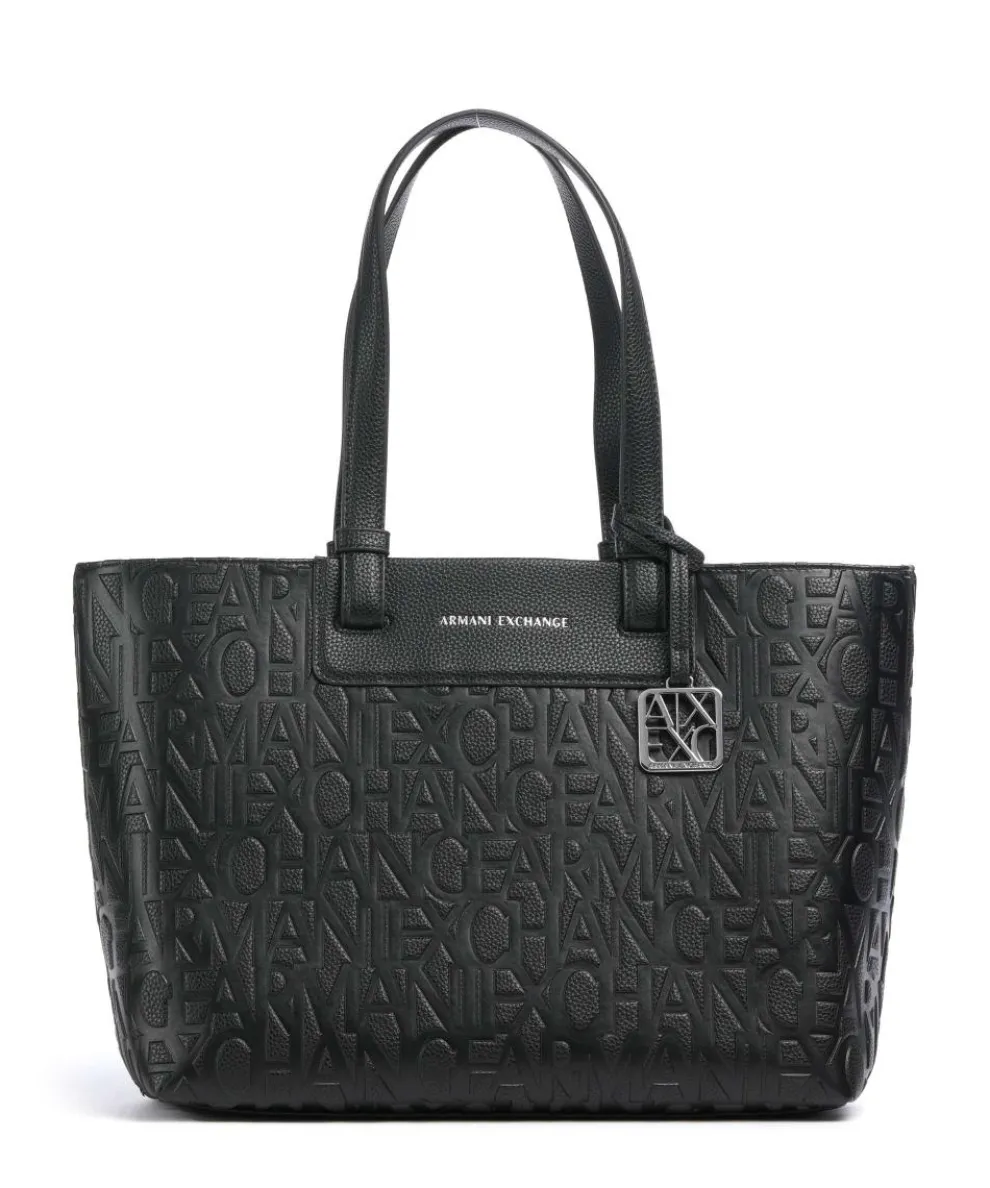 Liz M Shopper Lederimitat schwarz