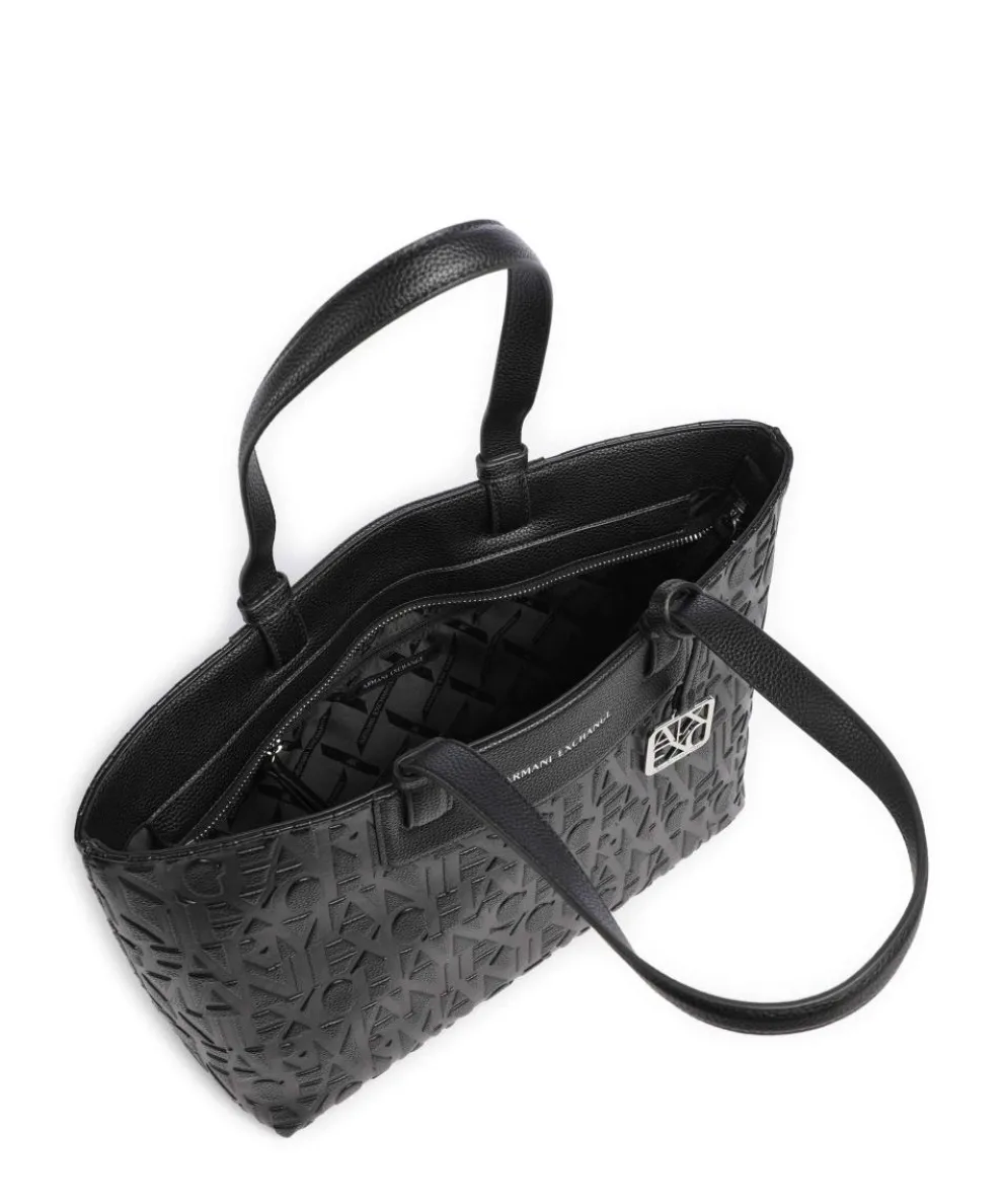 Liz M Shopper Lederimitat schwarz