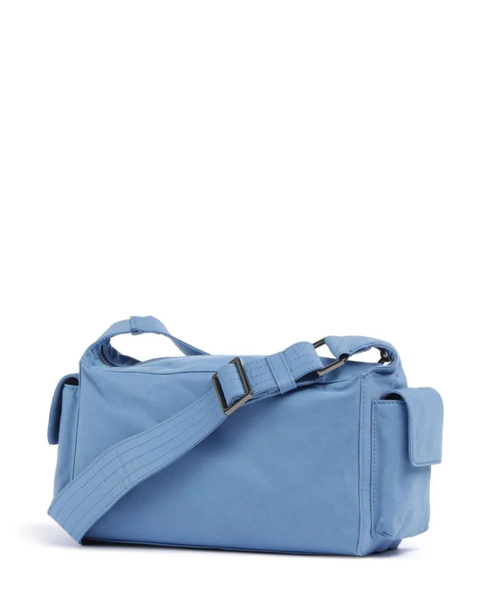 Lila Nylon S Schultertasche Textil blau