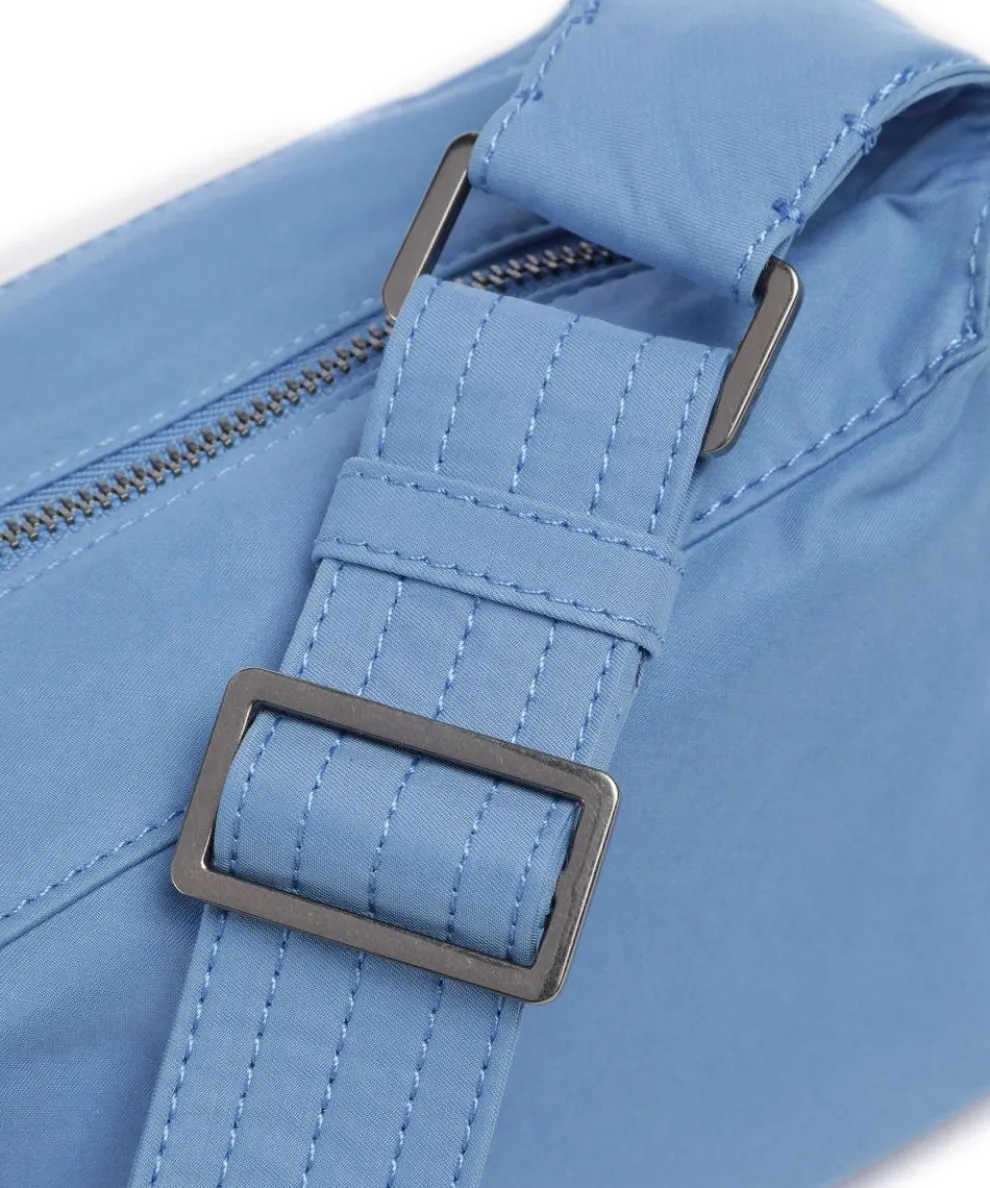 Lila Nylon S Schultertasche Textil blau