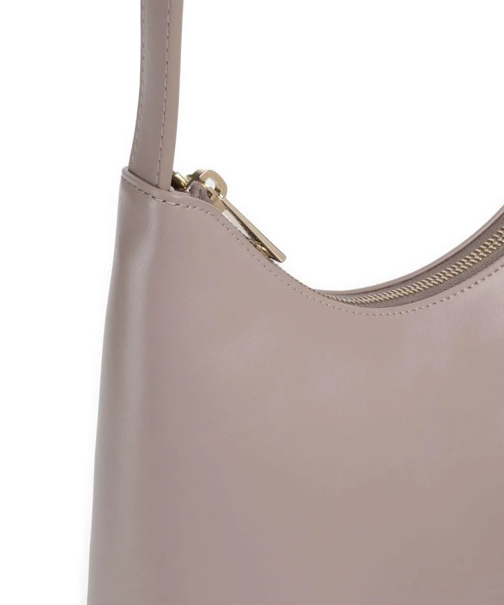 Diamante S Schultertasche Leder taupe