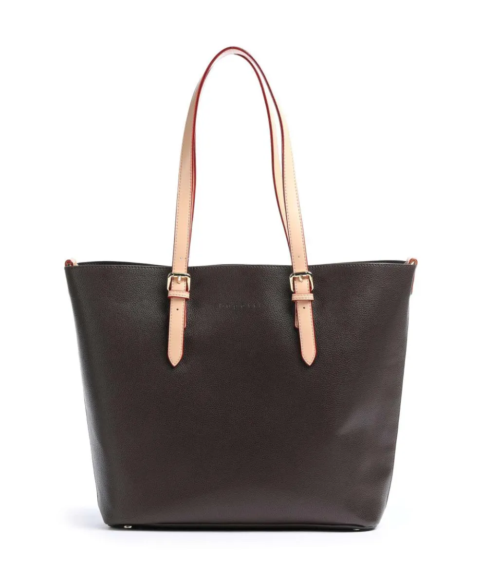 Ella Shopper Lederimitat dunkelbraun