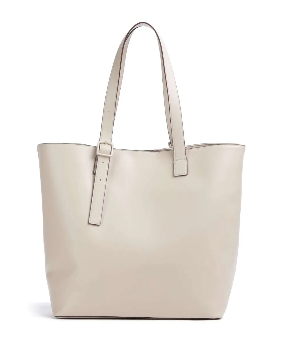 Zita Shopper Lederimitat sand