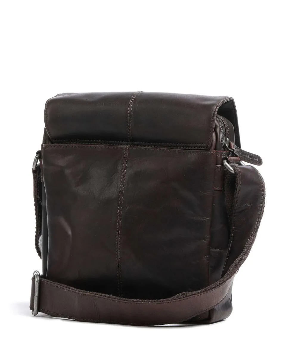 Remy Umhängetasche Pull-Up Rindsleder dunkelbraun