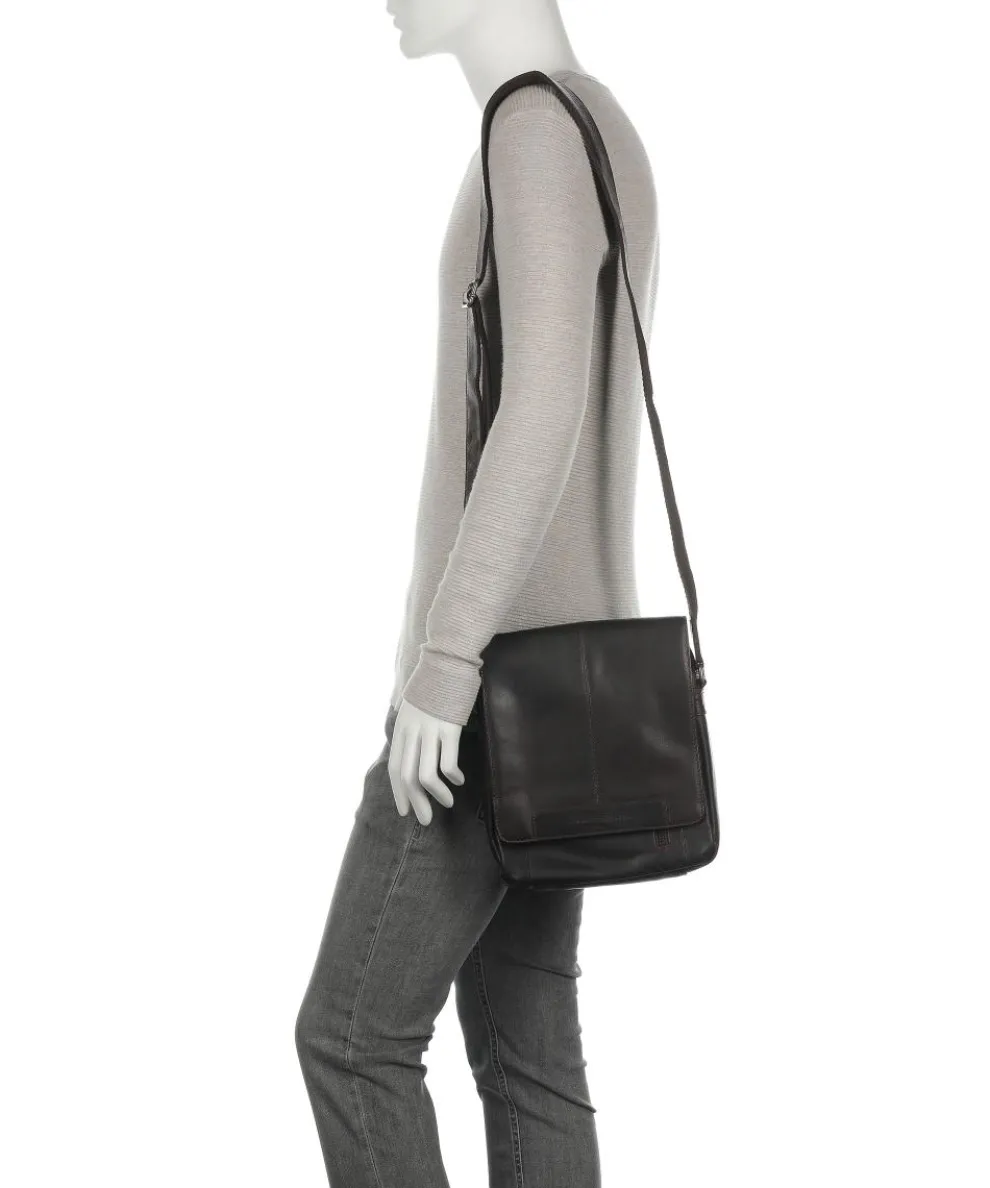 Remy Umhängetasche Pull-Up Rindsleder dunkelbraun