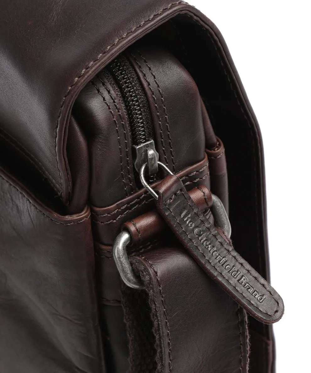 Remy Umhängetasche Pull-Up Rindsleder dunkelbraun