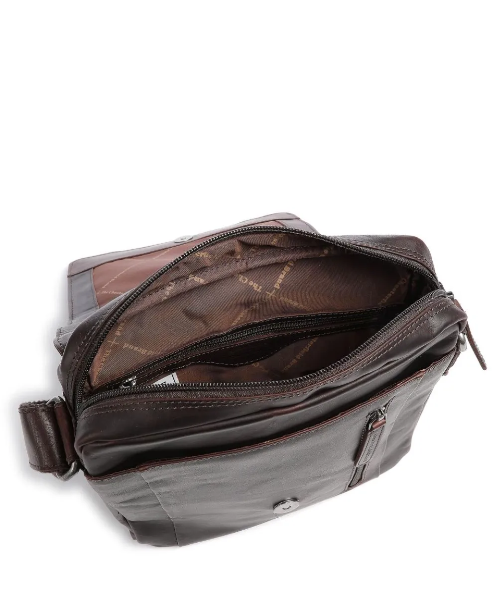 Remy Umhängetasche Pull-Up Rindsleder dunkelbraun