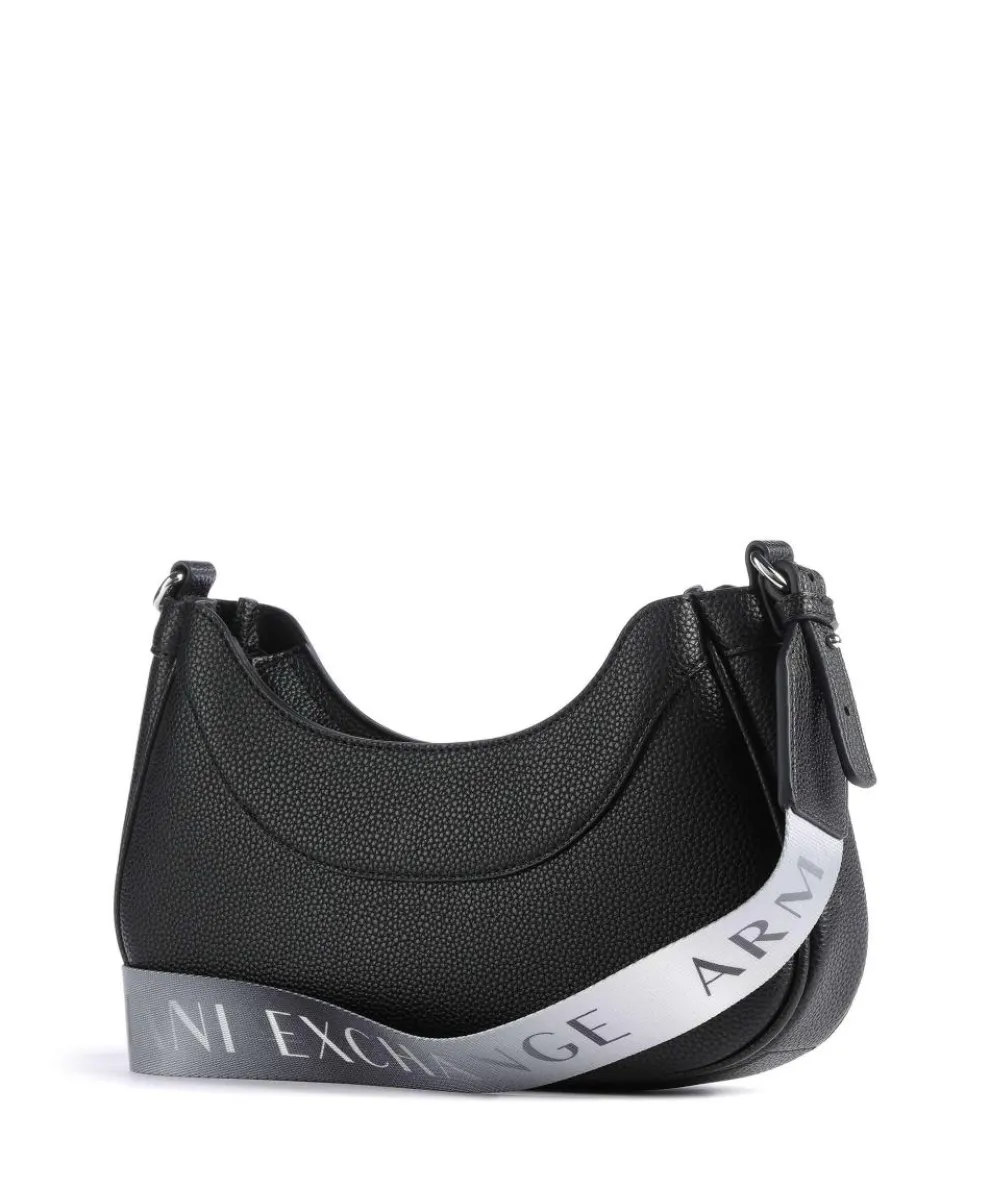 Wave S Umhängetasche Lederimitat schwarz