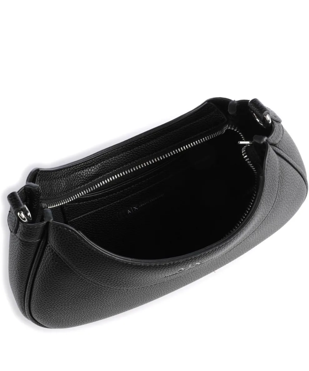 Wave S Umhängetasche Lederimitat schwarz