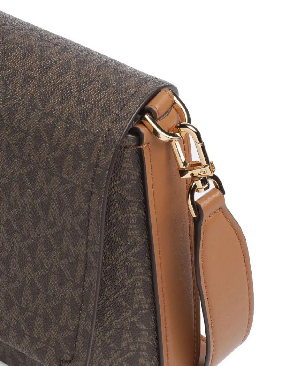 Nessa Large Schultertasche Lederimitat dunkelbraun