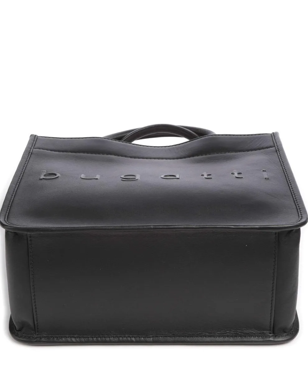 Daphne Handtasche Lederimitat schwarz