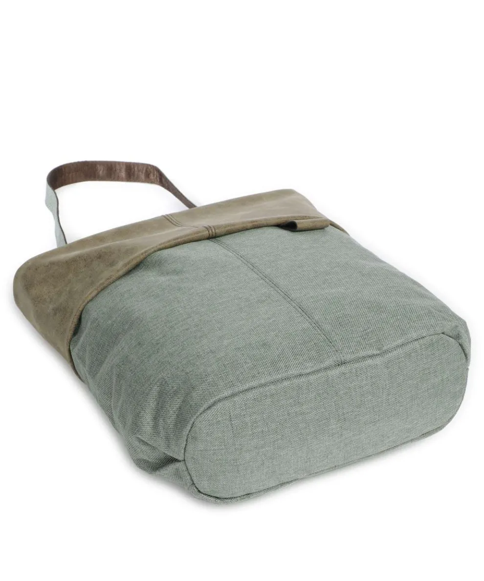 Olli OT12 Beuteltasche Polyester, Lederimitat graugrün