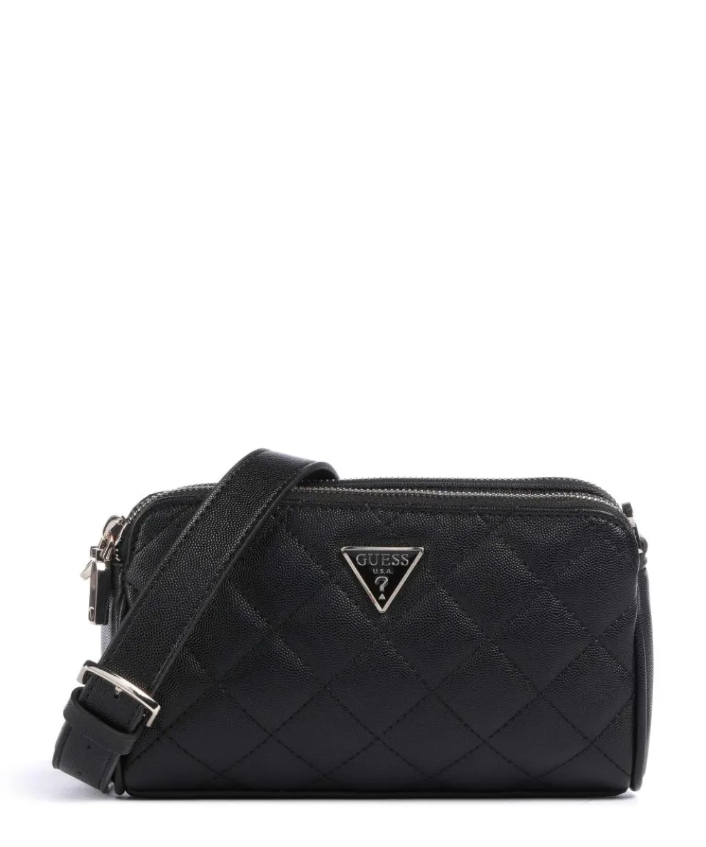 Carly Eco Umhängetasche Lederimitat schwarz