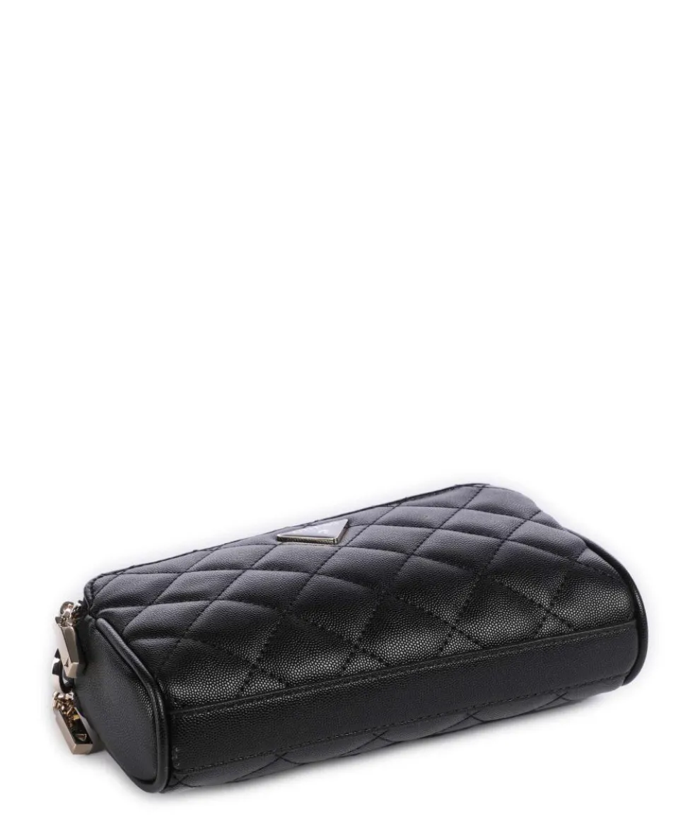 Carly Eco Umhängetasche Lederimitat schwarz