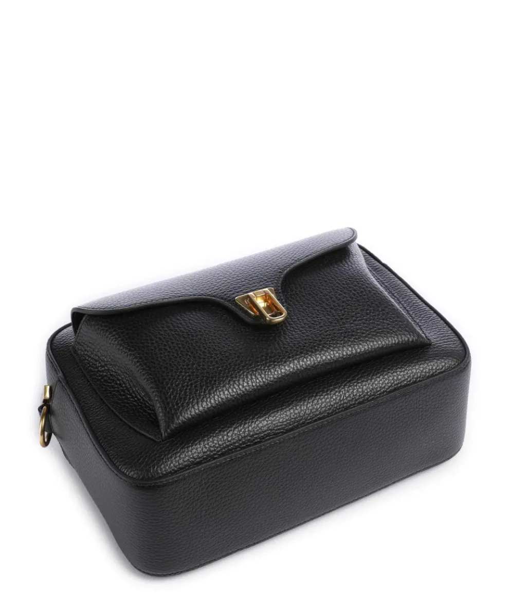 Beat Umhängetasche genarbtes Rindsleder schwarz