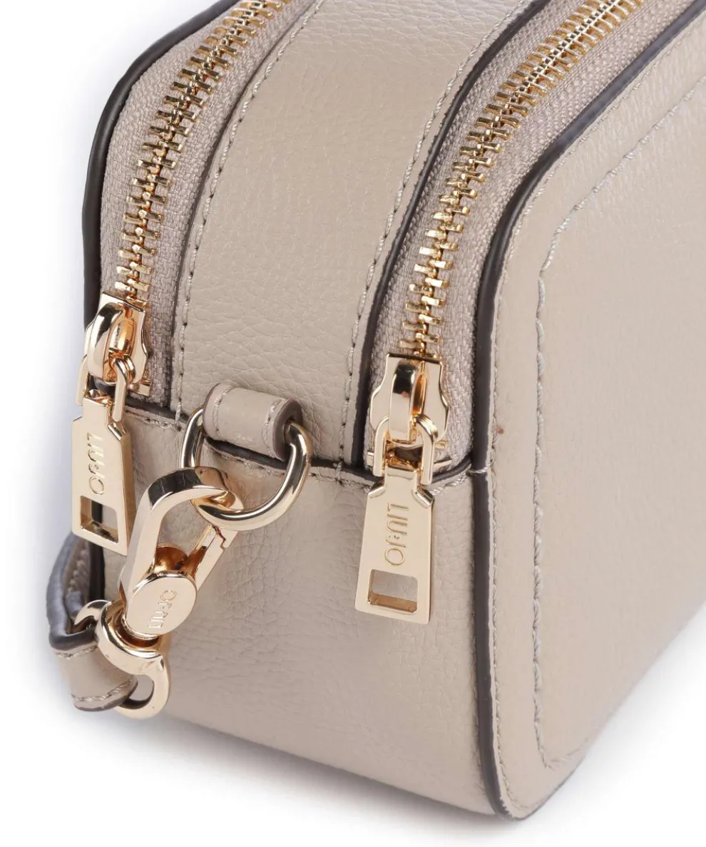 Ridhi S Umhängetasche Lederimitat beige