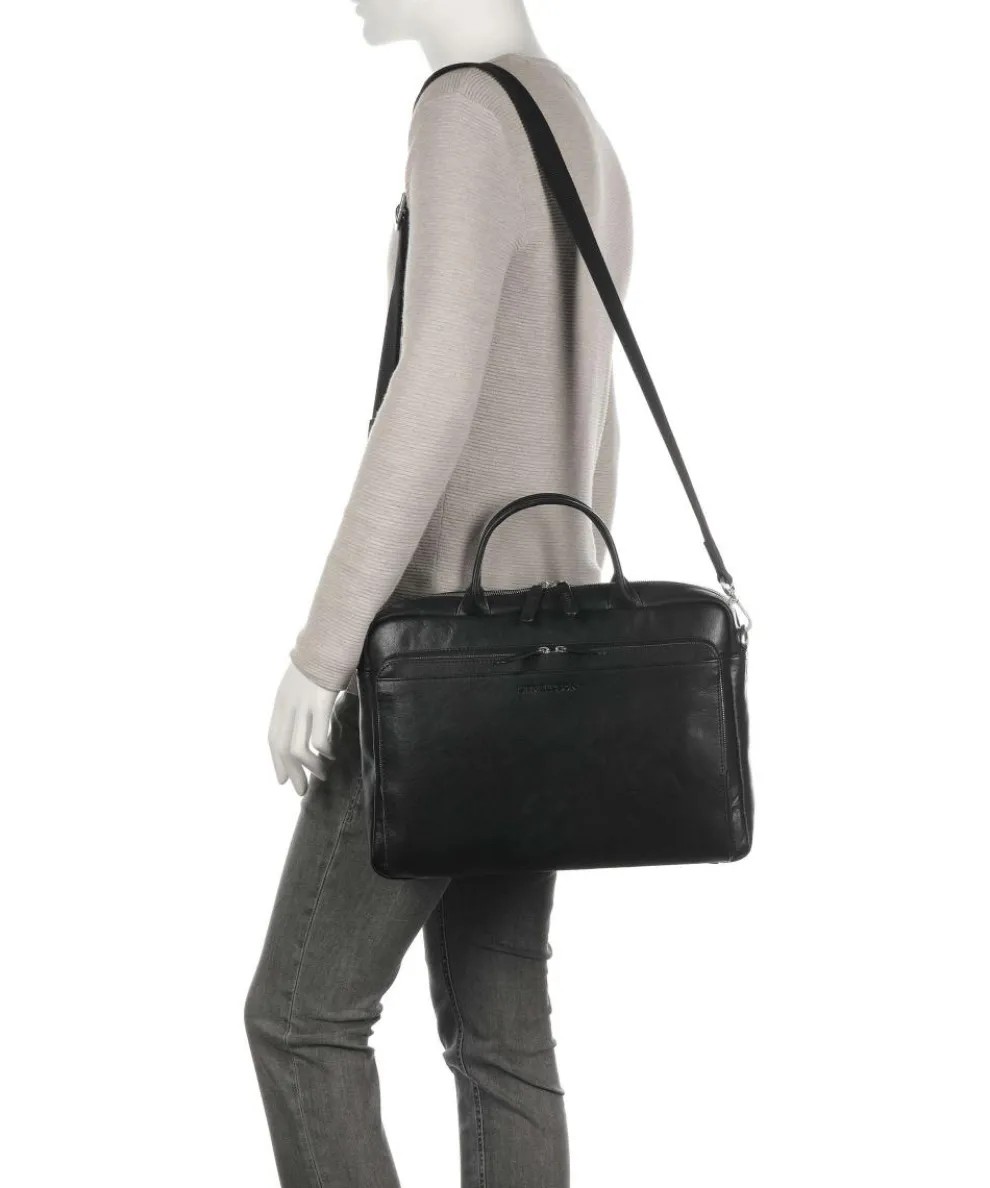 Kenley Charles Aktentasche 15″ Büffelleder schwarz