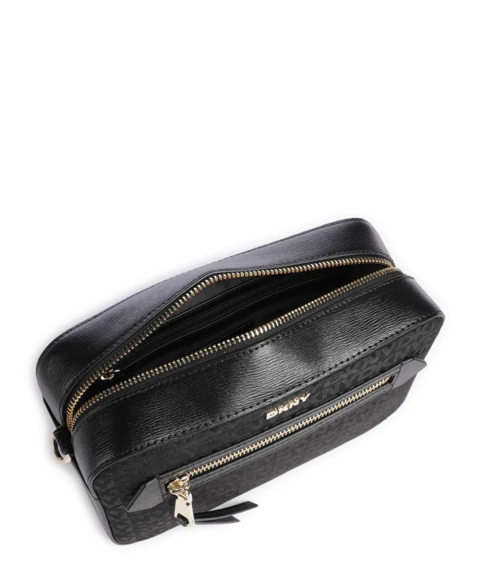 Bryant Umhängetasche fein genarbtes Rindsleder, Polyester schwarz