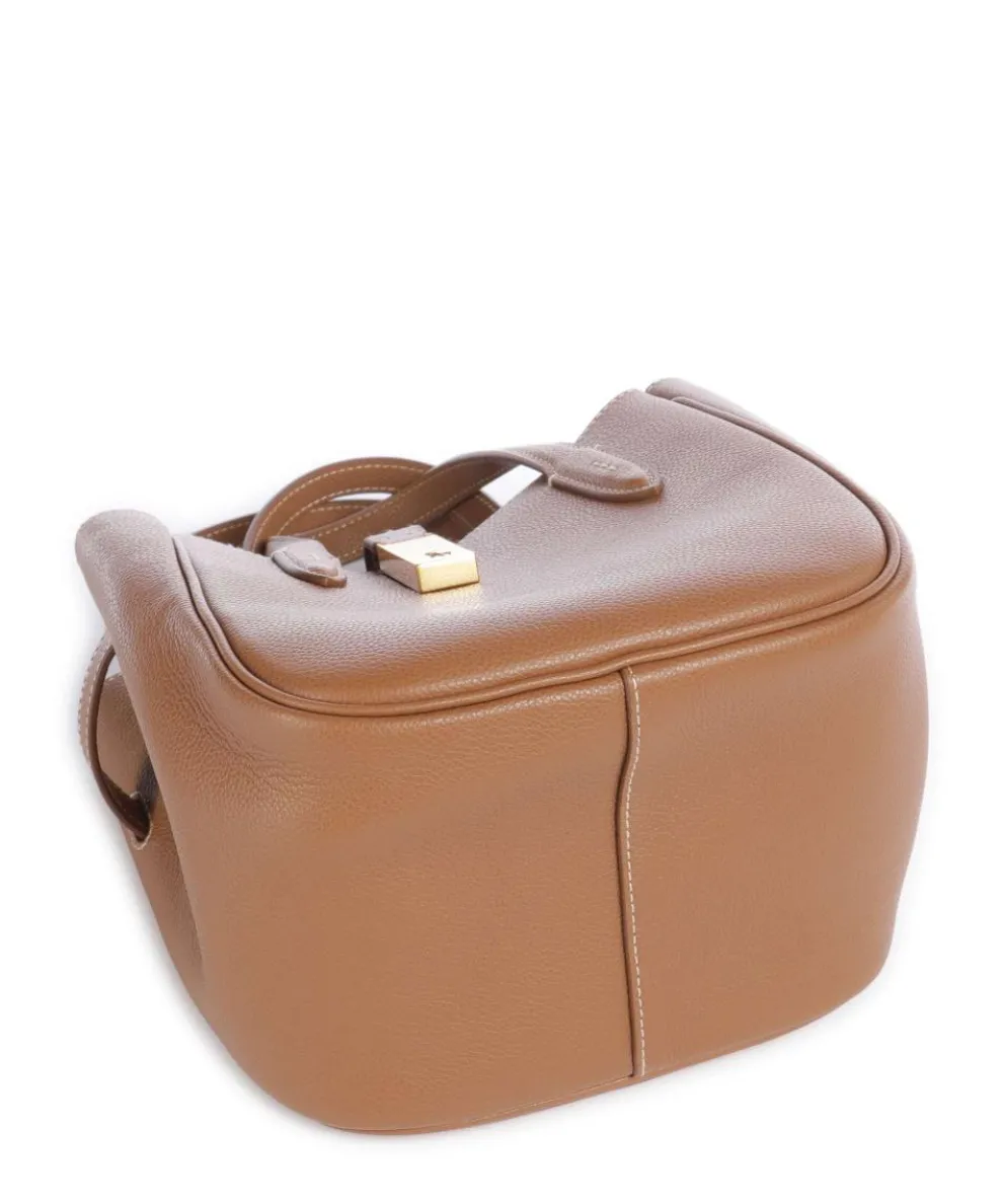 ID Collection Small Handtasche genarbtes Rindsleder braun