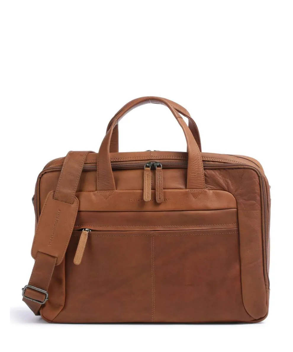 Ryan Aktentasche 17″ Pull-Up Rindsleder cognac