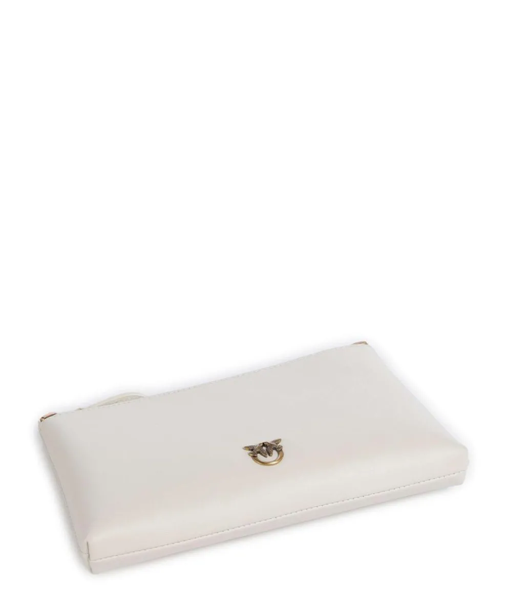 Flat Mini Umhängetasche Kalbsleder elfenbein