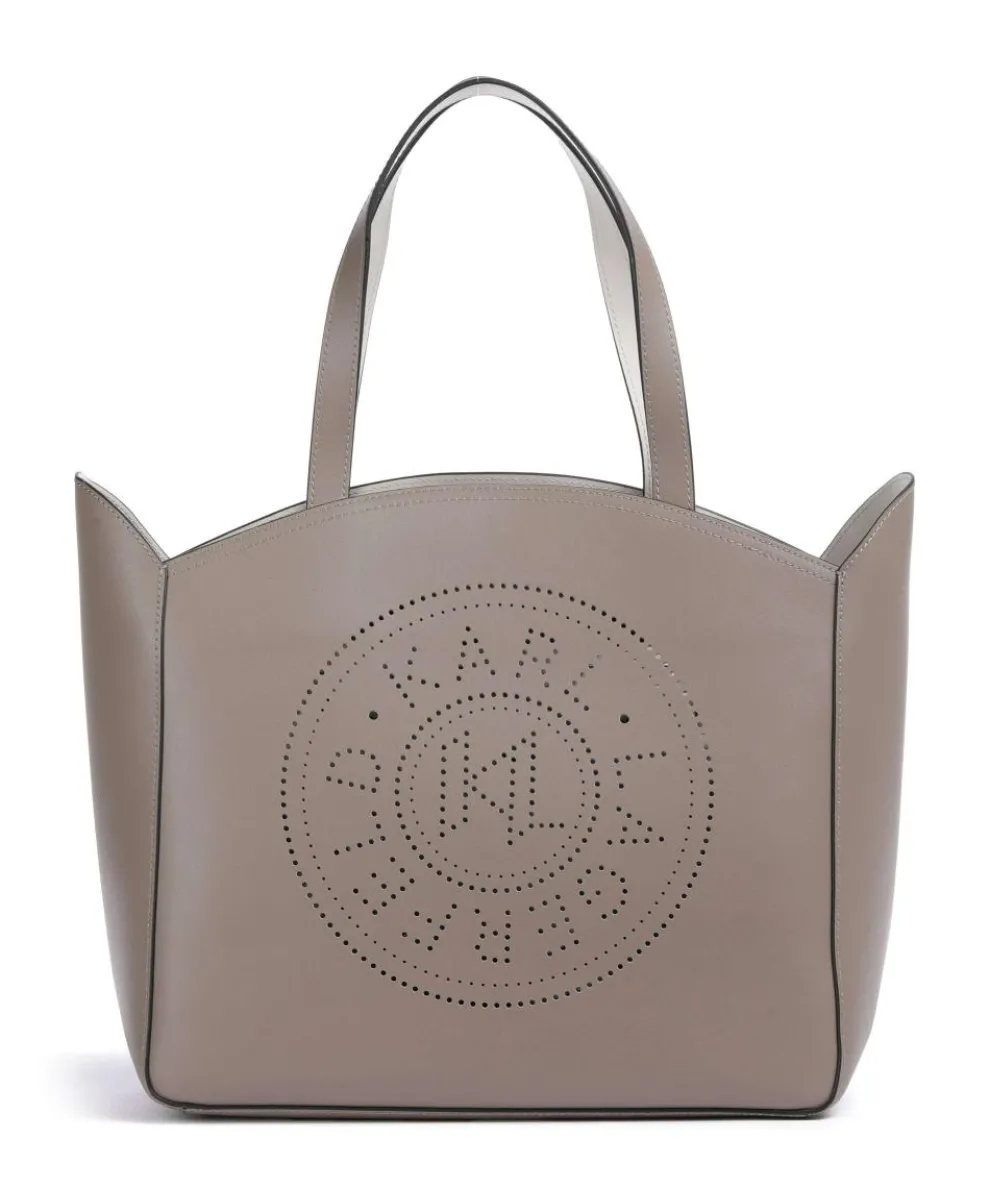 K/Circle Medium Shopper fein genarbtes Rindsleder taupe