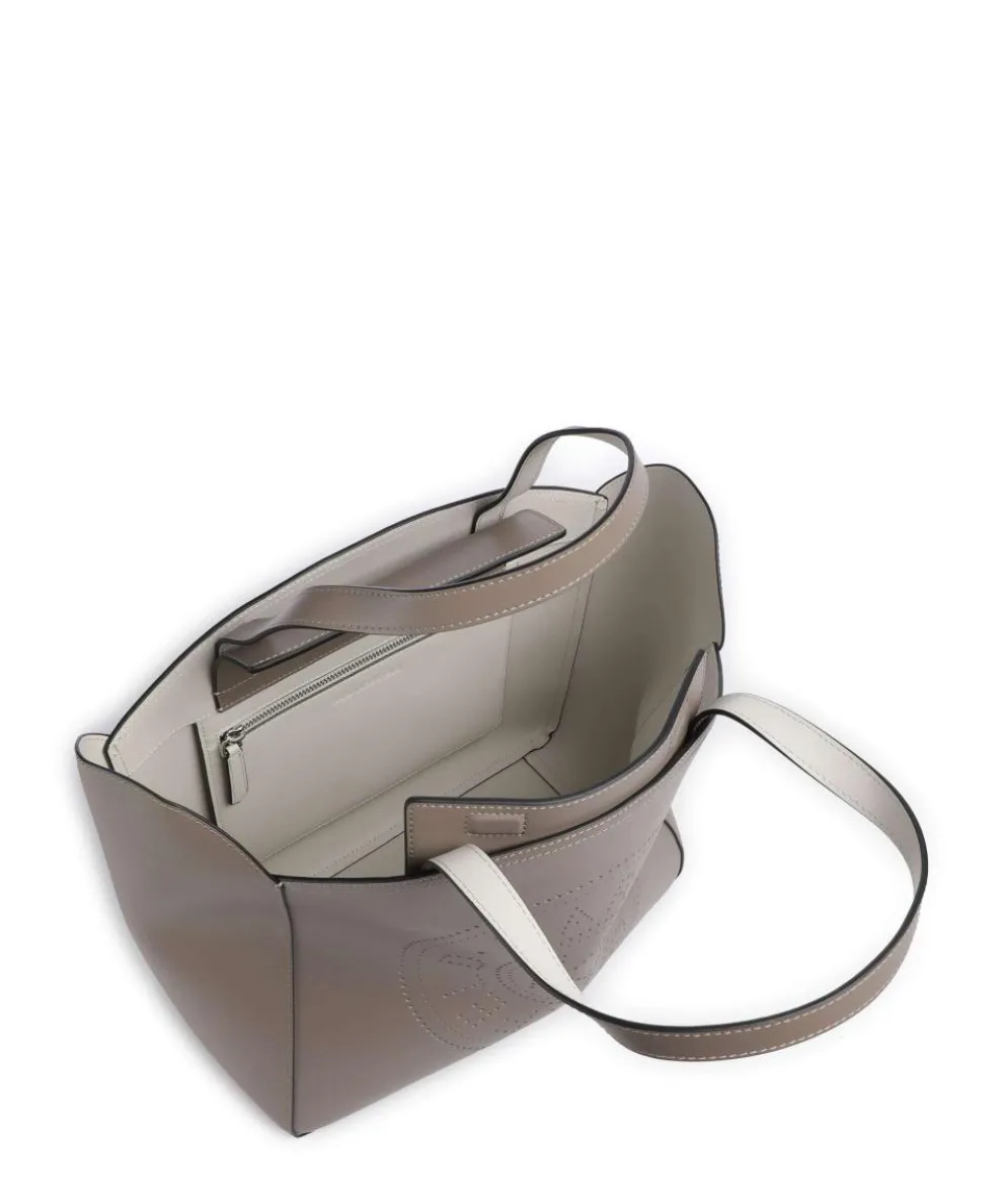 K/Circle Medium Shopper fein genarbtes Rindsleder taupe