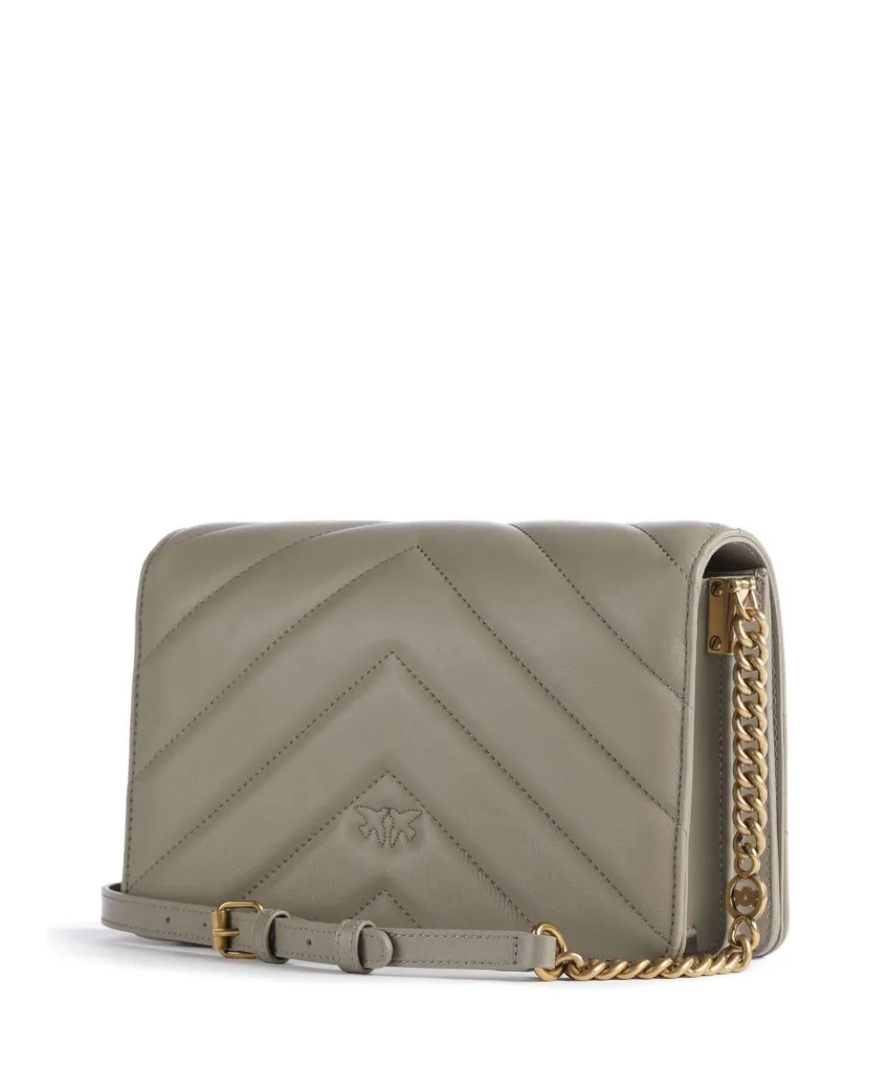 Love Click Classic Umhängetasche Schafsleder taupe