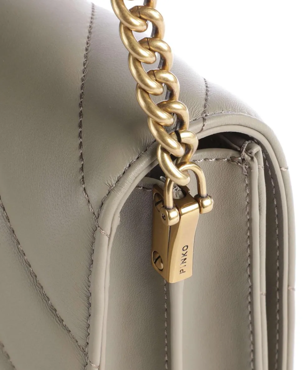 Love Click Classic Umhängetasche Schafsleder taupe