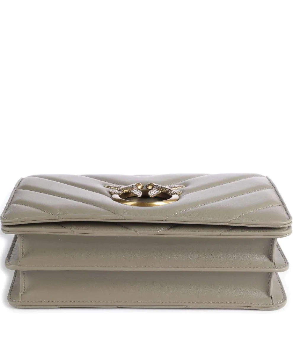 Love Click Classic Umhängetasche Schafsleder taupe