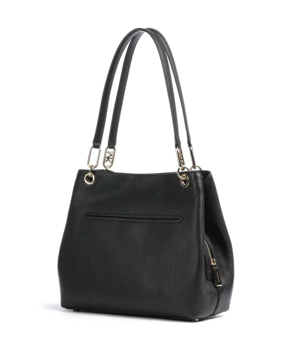 Kensington Large Beuteltasche genarbtes Rindsleder schwarz