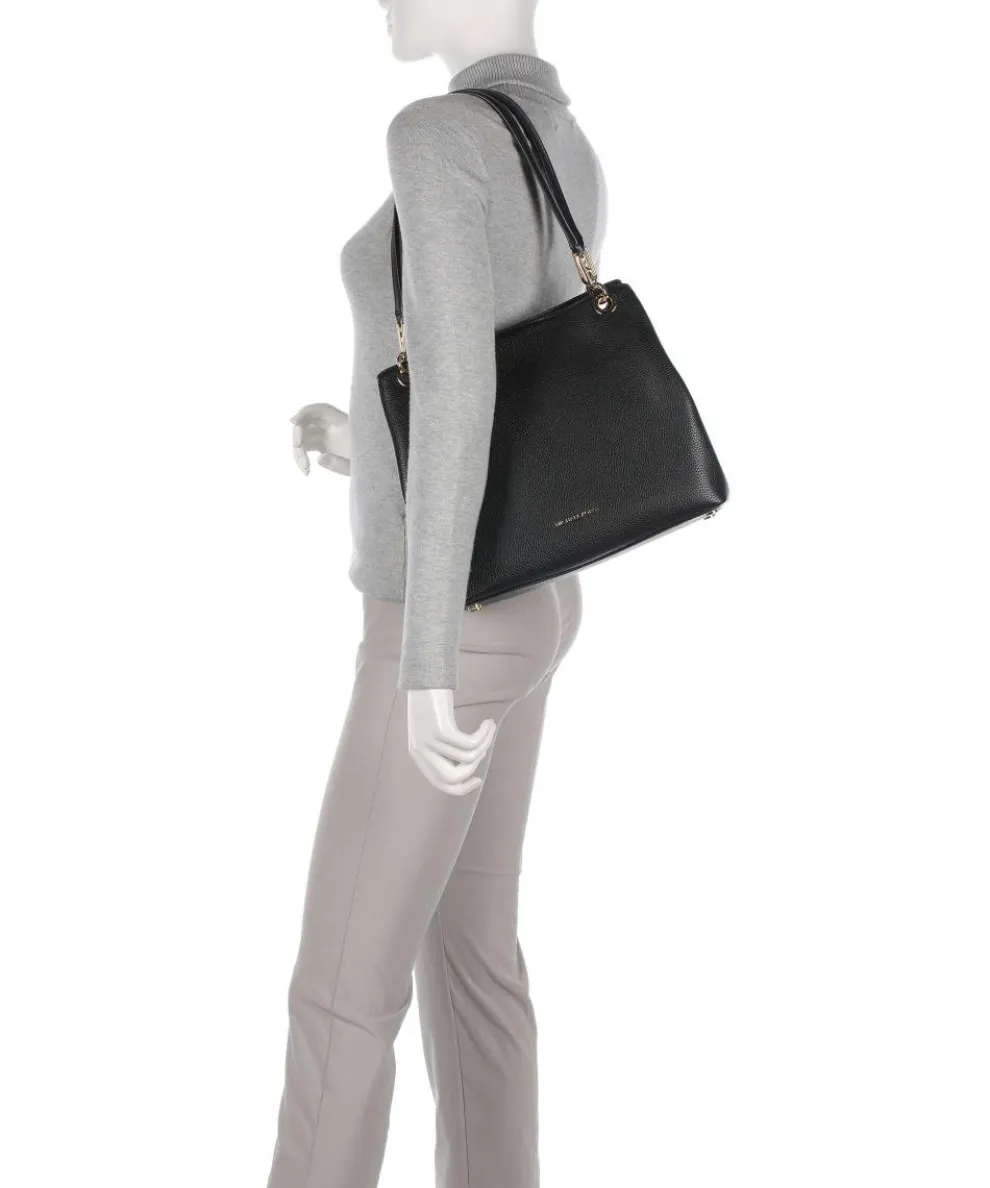 Kensington Large Beuteltasche genarbtes Rindsleder schwarz