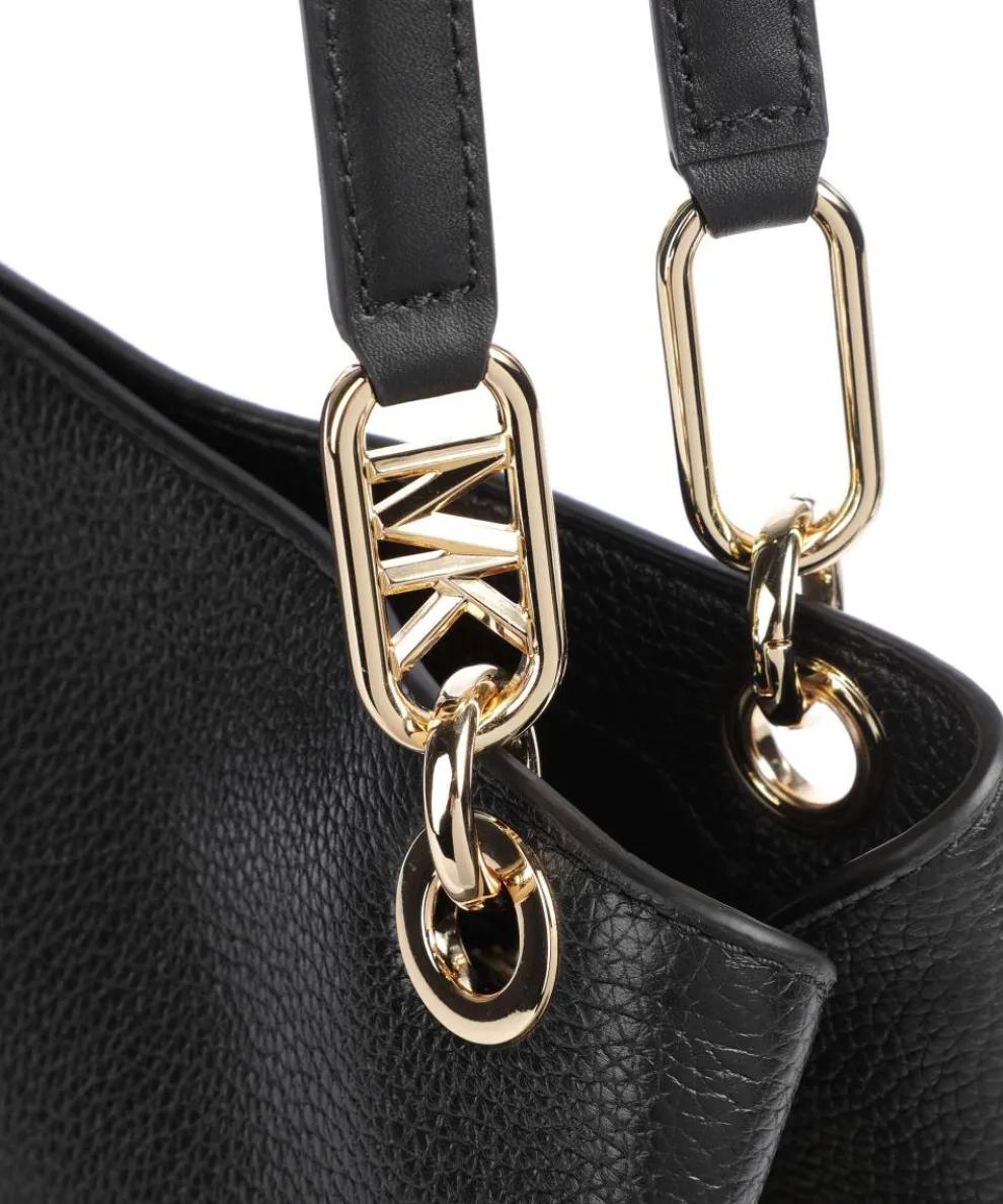 Kensington Large Beuteltasche genarbtes Rindsleder schwarz