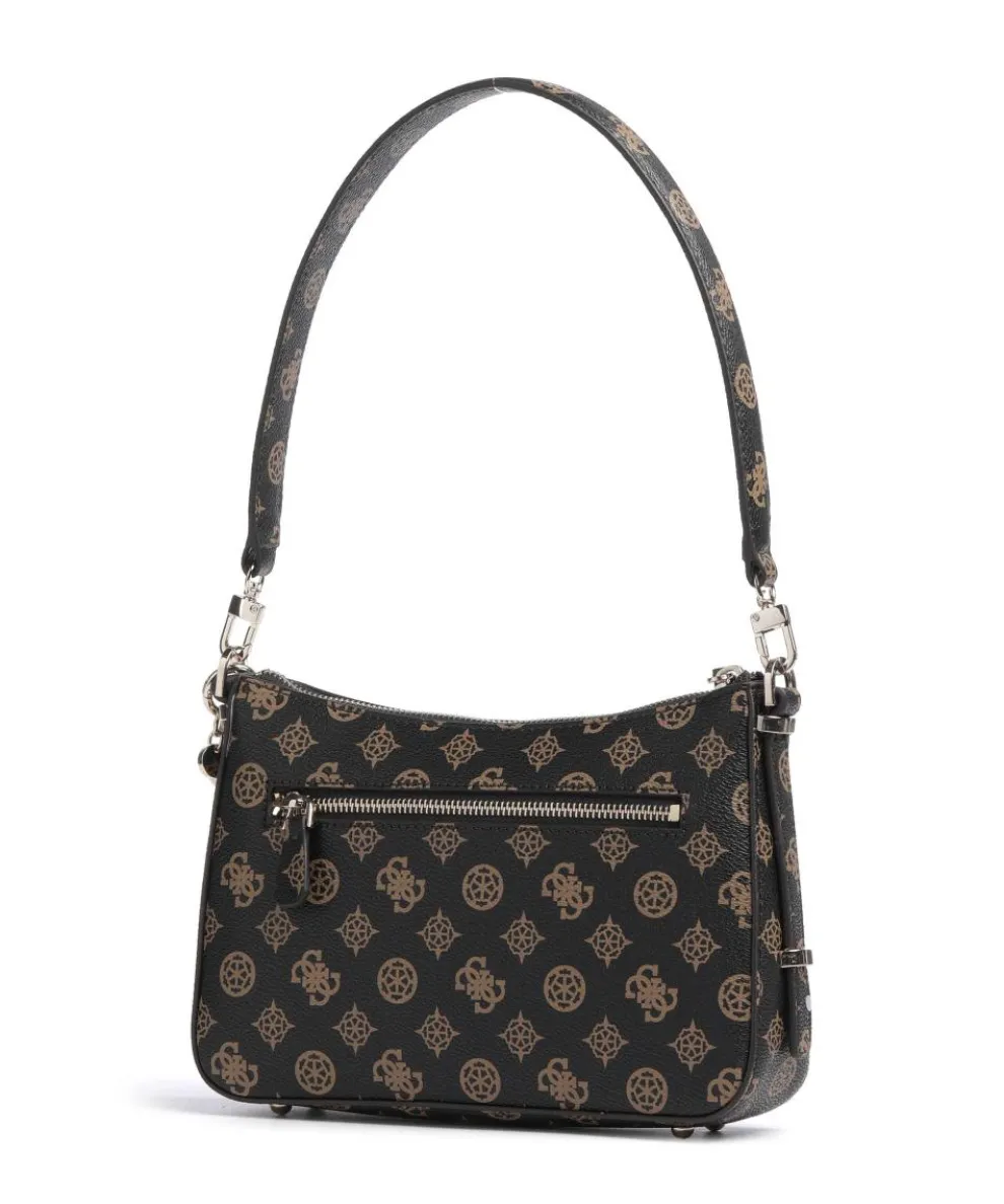 Erica Eco Schultertasche Lederimitat dunkelbraun