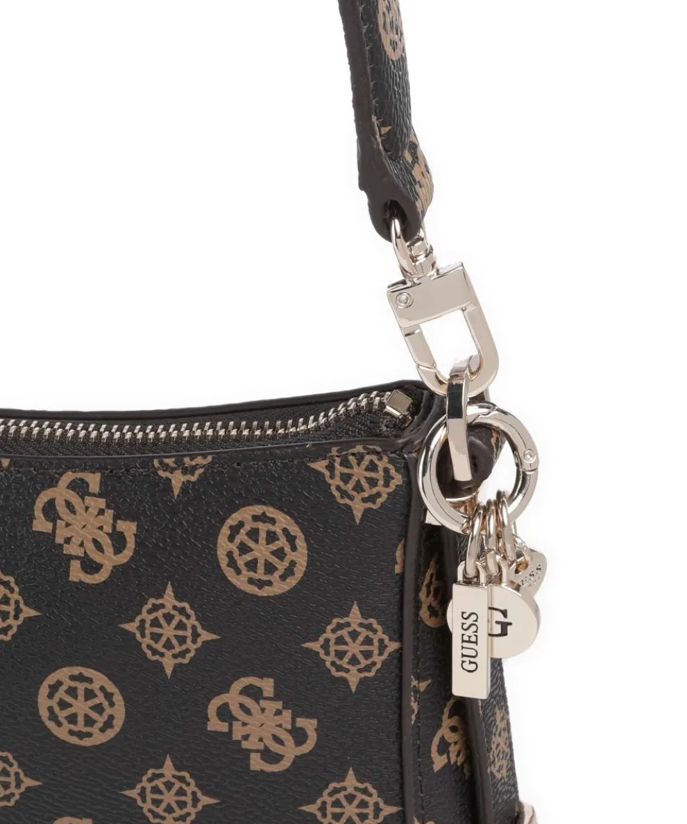 Erica Eco Schultertasche Lederimitat dunkelbraun